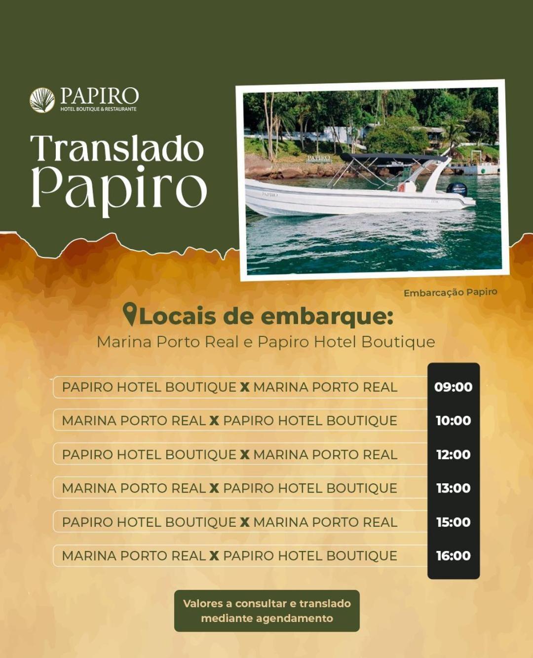 Pousada Papiro Boutique Abraão Εξωτερικό φωτογραφία